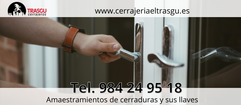 Amaestramientos de cerraduras y sus llaves desde Cerrajería El Trasgu