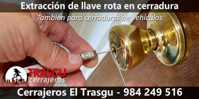 extraccion de llave rota de cerradura