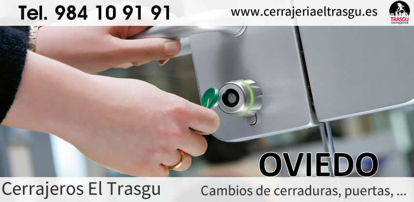 cambio cerraduras puertas buzones cerrajeros OVIEDO el trasgu