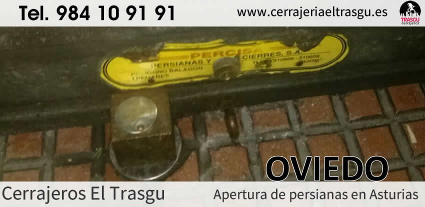 APERTURA de persianas con cerrajeros en OVIEDO apertura de persianas el trasgu oviedo