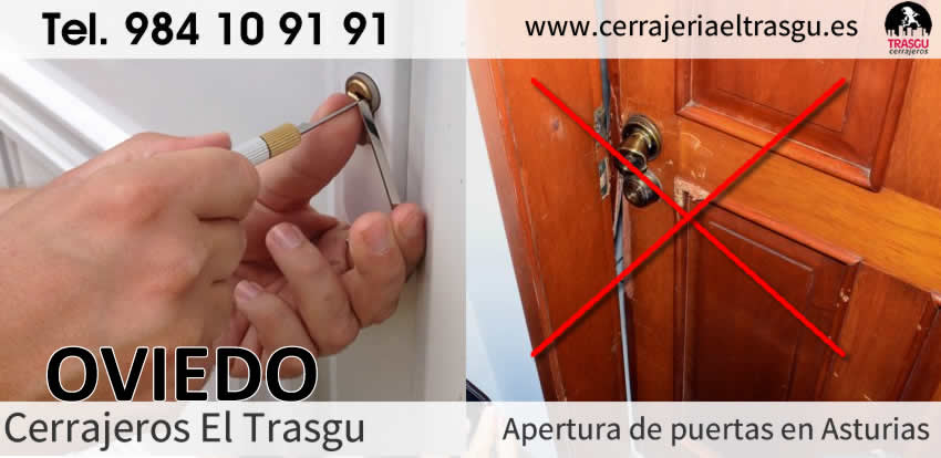 APERTURA de puertas con cerrajeros en OVIEDO apertura de puertas el trasgu oviedo
