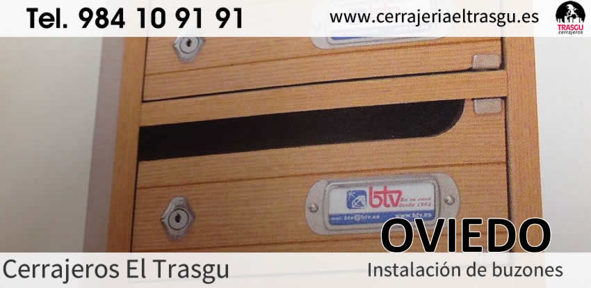 Instalación de BUZONES OVIEDO con precio cerrajeros instalacion buzones el trasgu oviedo