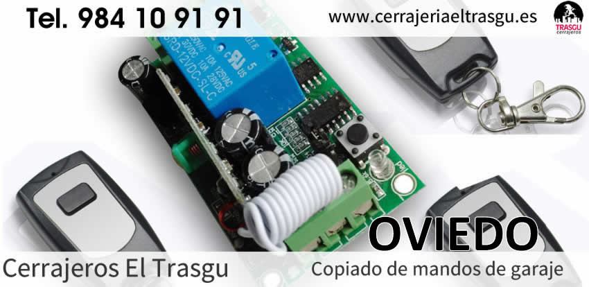 Duplicado y copia de MANDOS de GARAJE OVIEDO copias duplicados mandos de garaje el trasgu oviedo