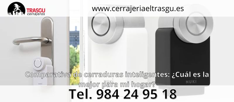 Comparativa de cerraduras inteligentes: ¿cuál es la mejor para mi hogar en Oviedo? Comparativa de cerraduras inteligentes: ¿cuál es la mejor para mi hogar en Oviedo?