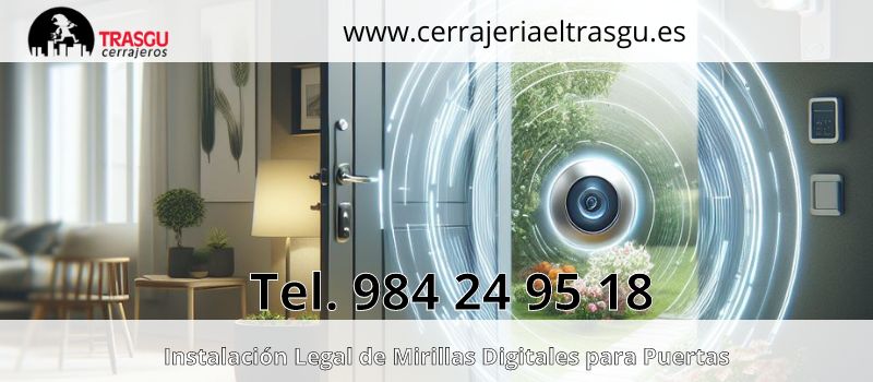 Descubre cómo instalar legalmente una mirilla digital en Oviedo