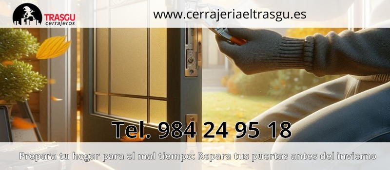 Prepara tu hogar para el otoño: Repara y asegura tus puertas con nuestras soluciones profesionales en Oviedo con Cerrajería El Trasgu Prepara tu hogar para el otoño: Repara y asegura tus puertas con nuestras soluciones profesionales en Oviedo con Cerrajería El Trasgu