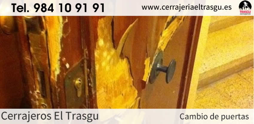 CAMBIO de puertas como cerrajeros en Asturias