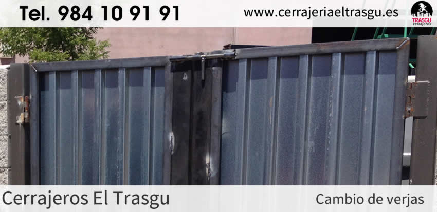CAMBIO de verjas como cerrajeros en Asturias