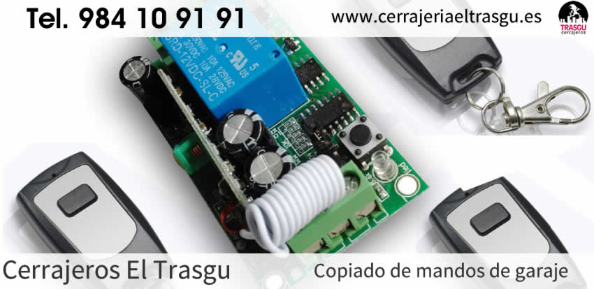 Duplicado de MANDOS de GARAJE en Gijón