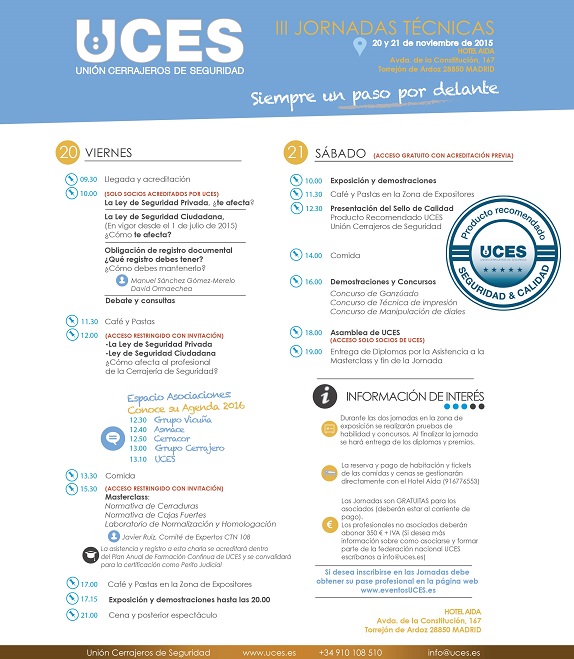 Jornadas UCES cerrajería